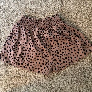 Animal Print Skort